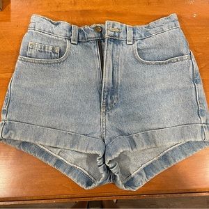 Light Blue Denim American Apparel Shorts